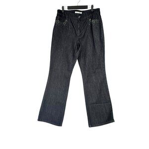 Chicos 2 Platinum Charm Jean Womens US Sz 12 Short (Meas 35X29.5) Blue Denim NWT